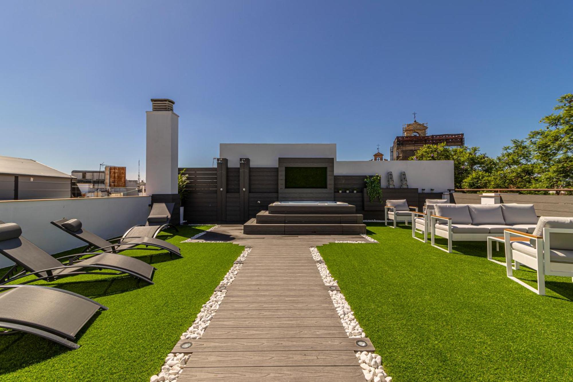 Allo Apartments Plateros Centro Jacuzzi Comunitario Херес-де-ла-Фронтера Екстер'єр фото